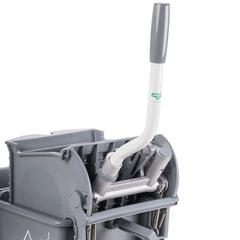 UNGER | COMSG 15 Liters Mop Bucket with Side-Press Wringer, Grey