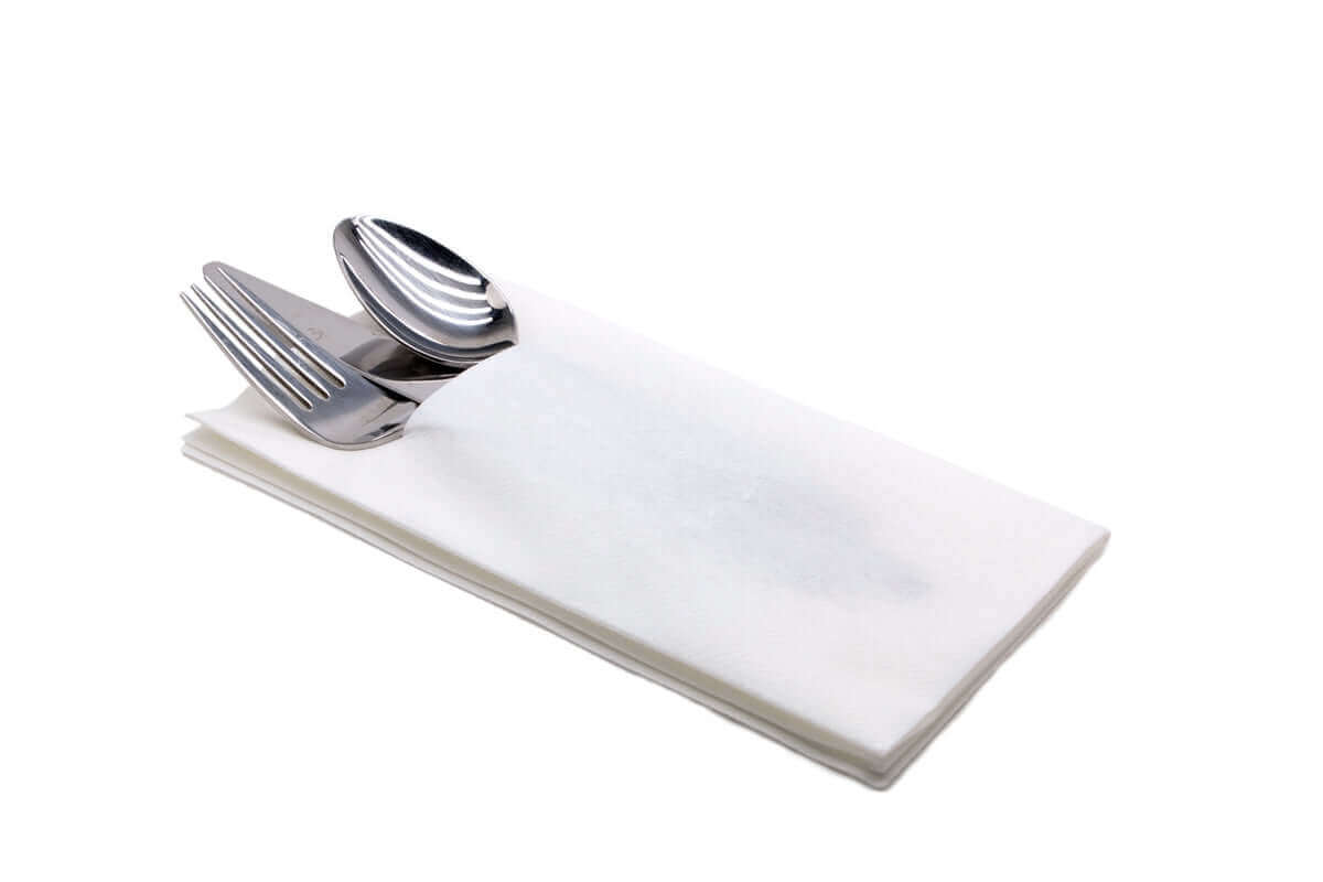 Simulinen Premium Cloth-like white dinner napkin 17in