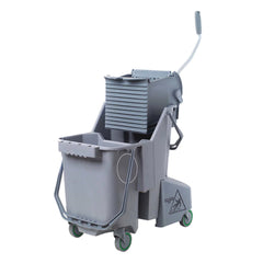 UNGER | COMBG 30 Liters Gray Mop Bucket with Side-Press Wringer