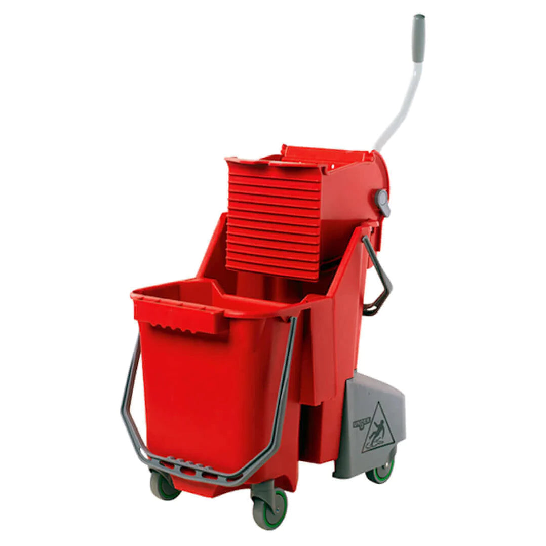 UNGER | COMBR 30 Liters Red Mop Bucket with Wringer