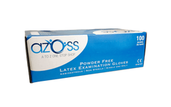 Azoss Latex Powder Free Gloves - Latex gloves offer flexibility, elasticity, dexterity, tactile sensitivity, comfort, and fit. They have good mechanical resistance and successfully form a barrier to bodily fluid and other infectious substances.